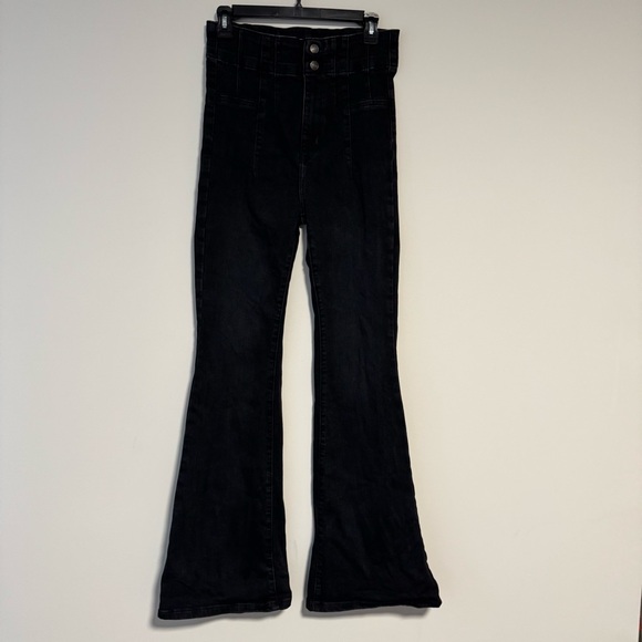 We The Free Denim - We The Free Black Jayde Flare Jeans